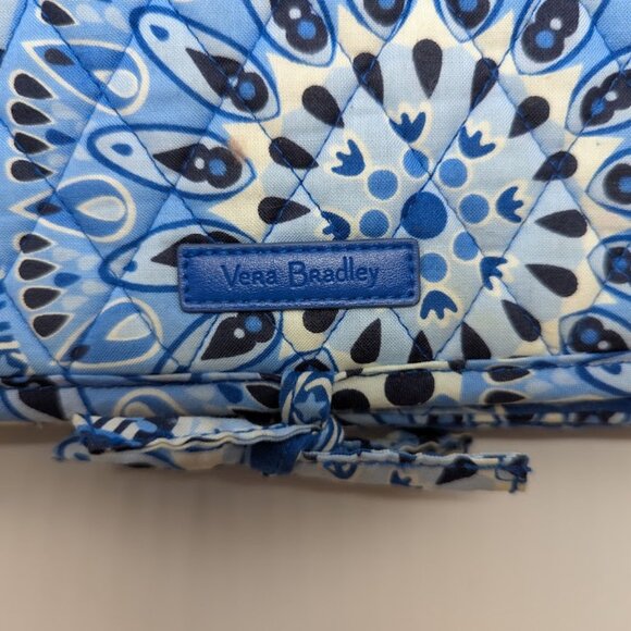 Vera Bradley Blue Tapestry Travel Organizer - Picture 3 of 4